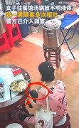 女子在餐厅投放不明液体已被抓获