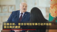 白俄总统:普京曾提出掩护请求